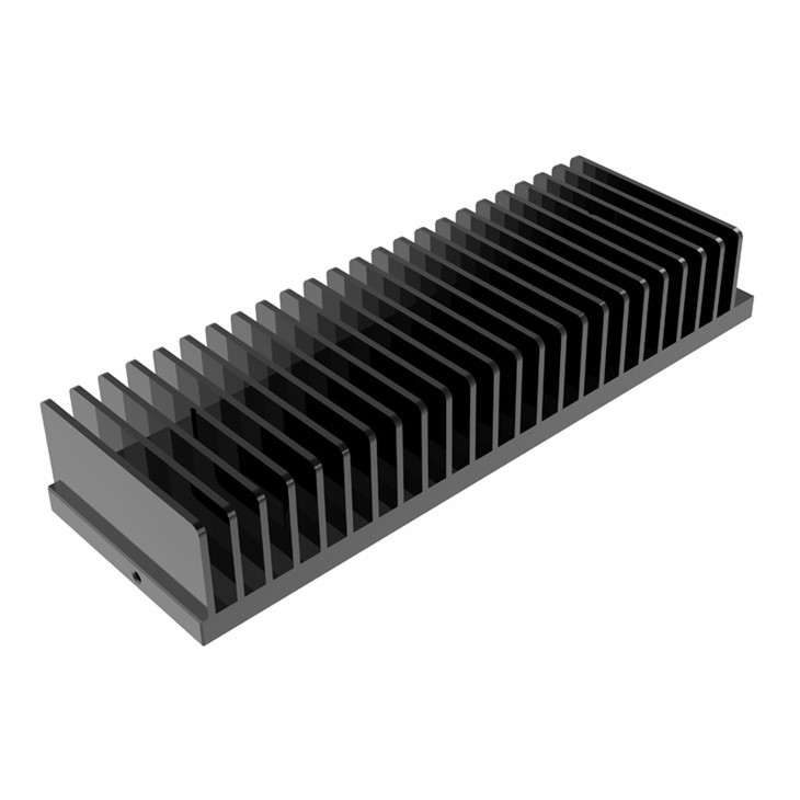 Extrudari personalizate din aluminiu pentru radiator pentru componente electronice