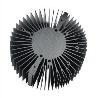 Extrudarea radiatorului LED rotund din aluminiu