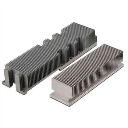 Radiator din aluminiu Skiving Fin pentru sistem de alimentare