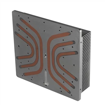Radiator din aluminiu extrudat anodizat transparent