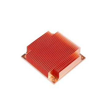Radiator de căldură electronic cu aripioare de cupru cu raport de aspect ridicat