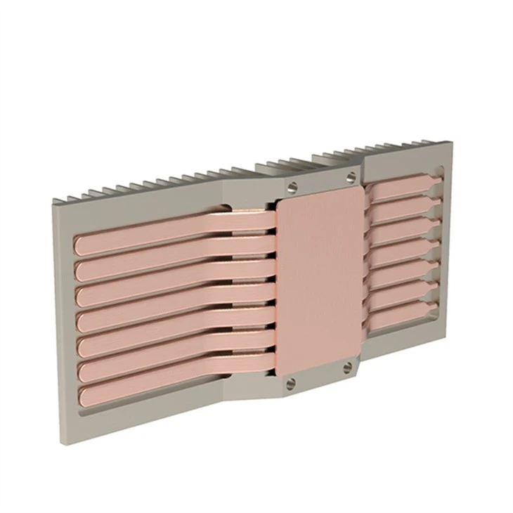 Aluminum Zipper Fin Heat Sink For Laser Diodes